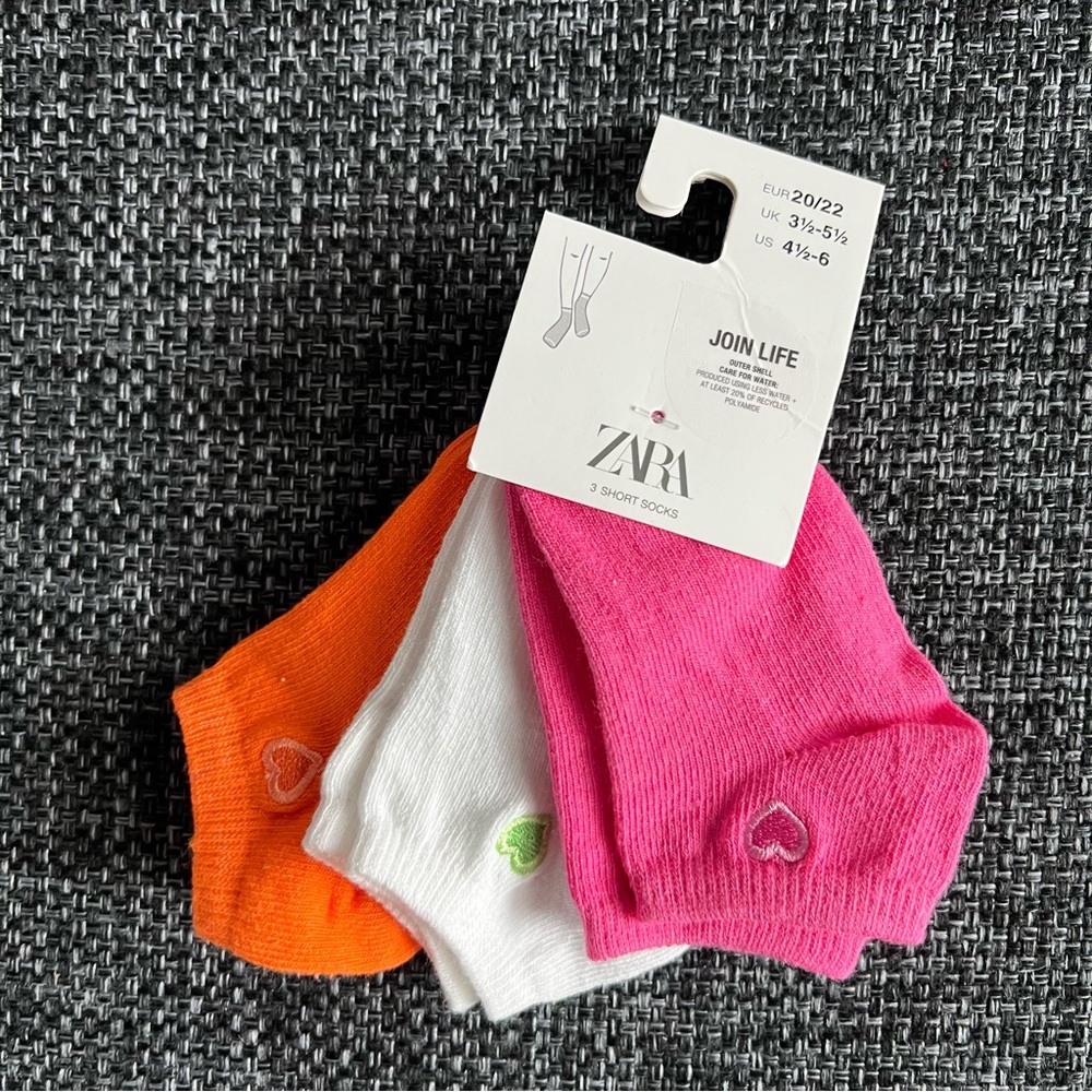 NWT Zara Baby’s Short Socks Size 12-24 Months